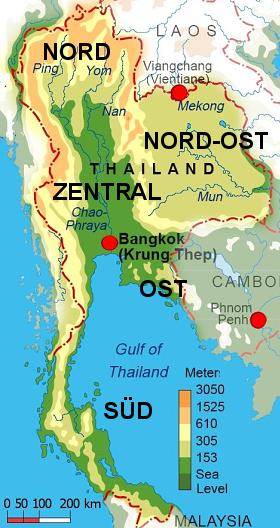 Thailand Map (Karten)