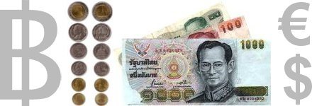 photo: thai currency baht (thb)
