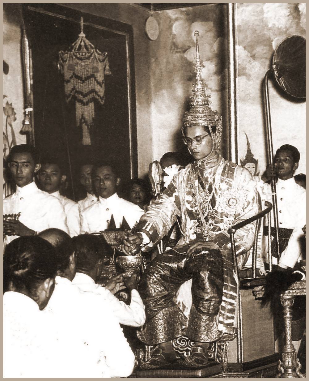 Krönungszeromonie König Bhumibol Adulyadej